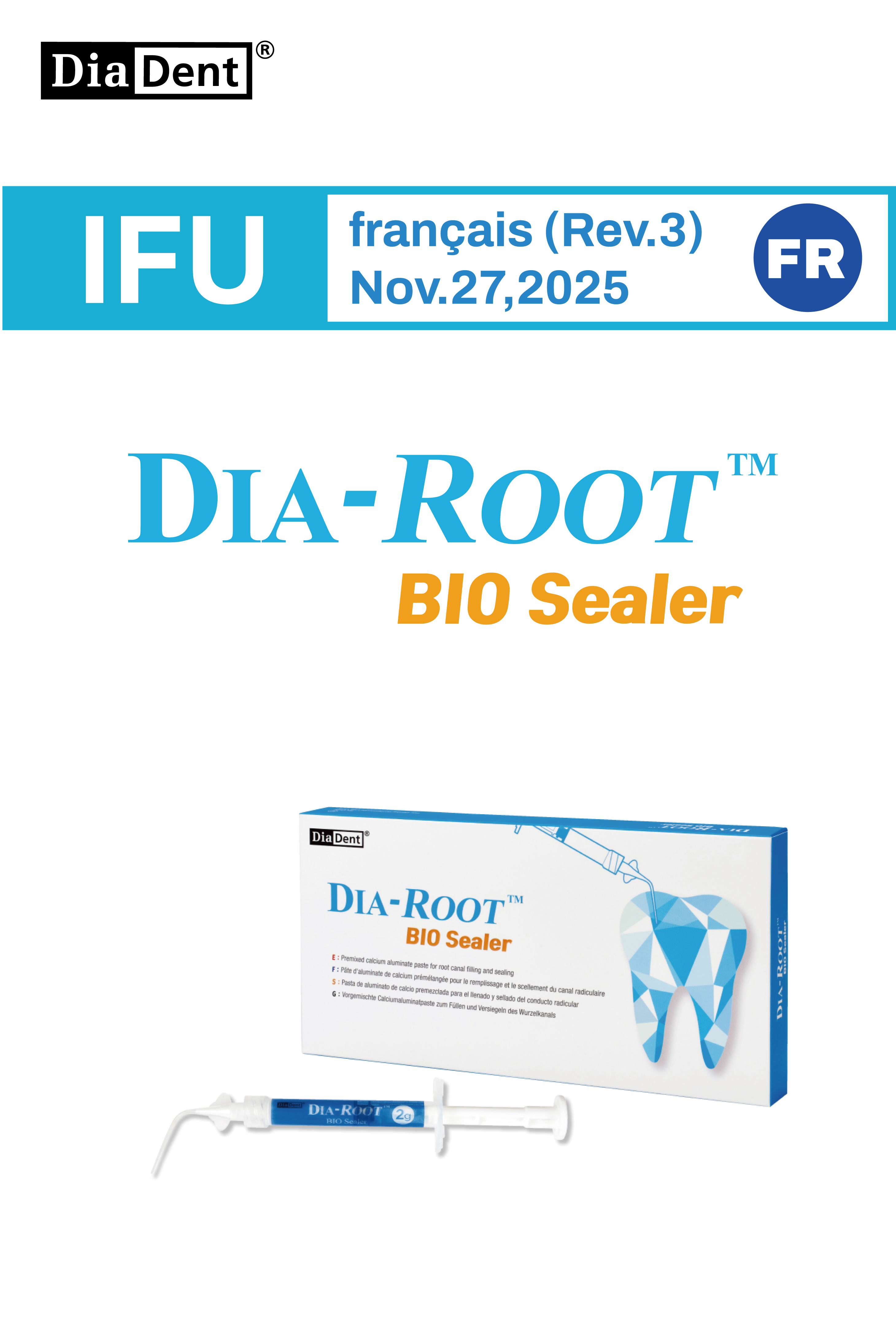 DiaRoot BioSealer IFU (French.Rev.2,Apr.08,2025)