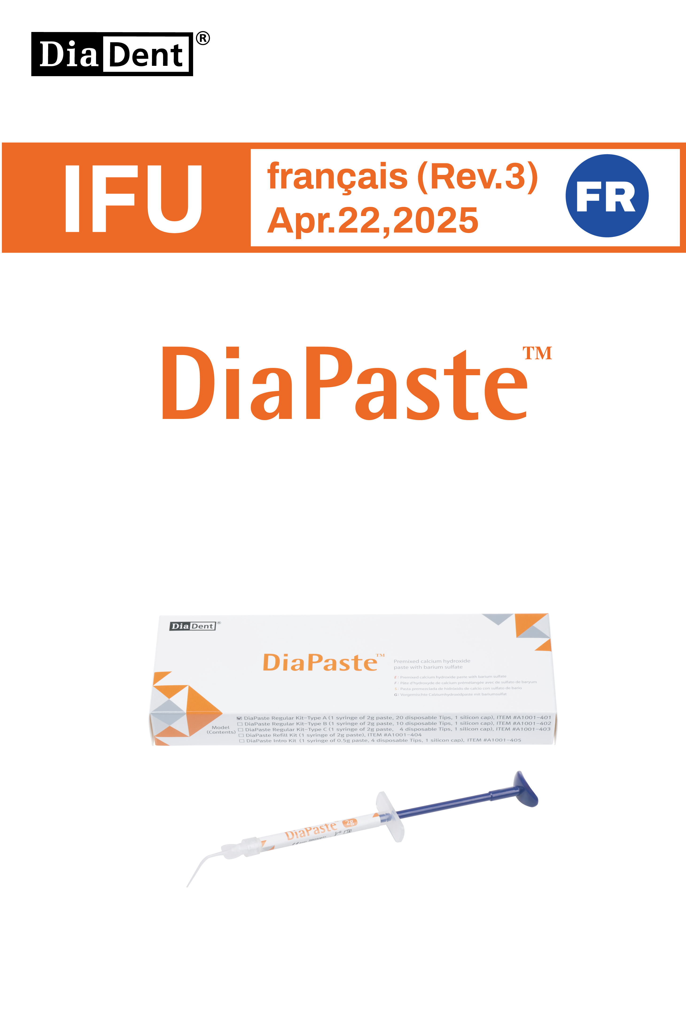 DiaPaste IFU (French.Rev.3,Apr.22,2025)