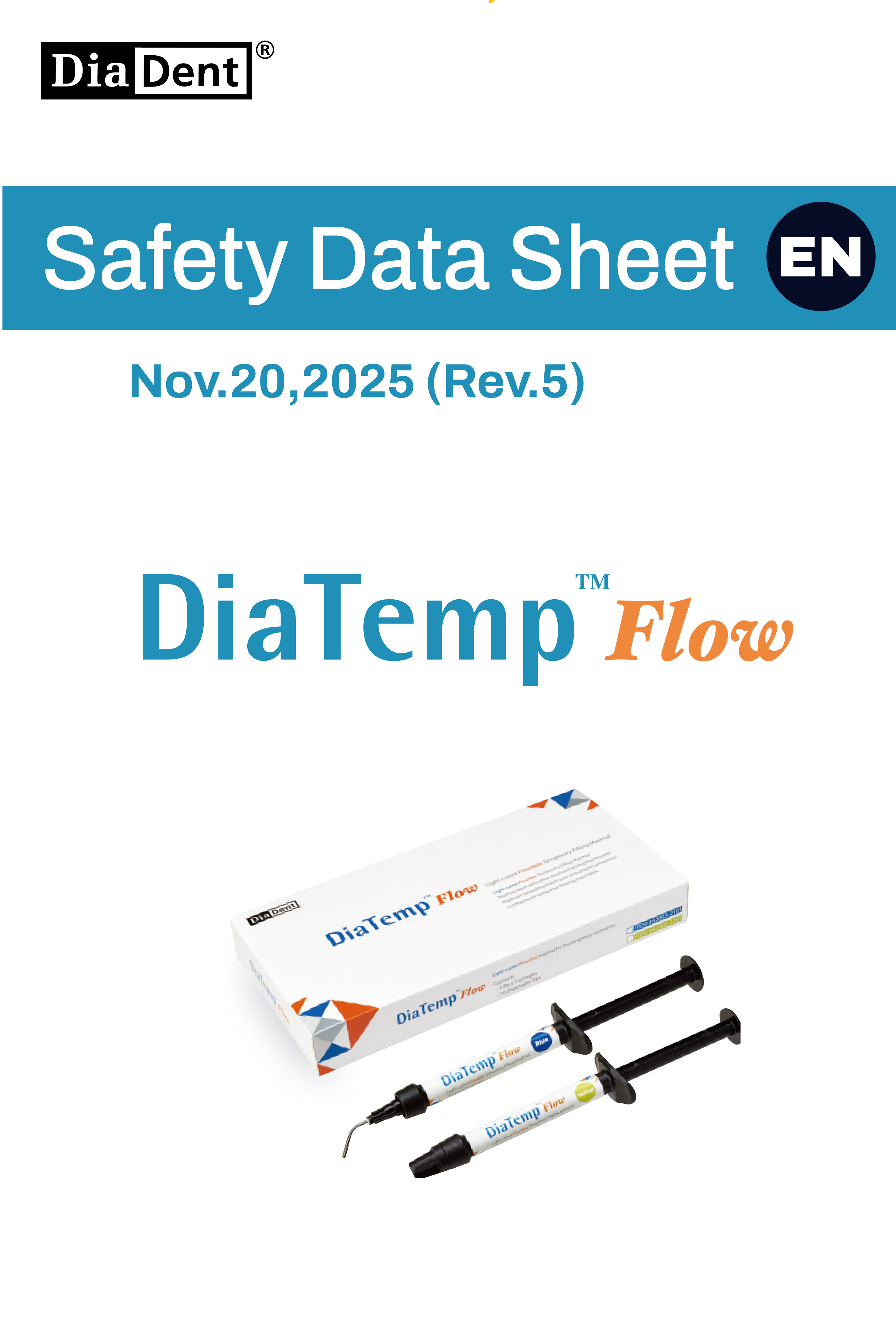 DiaTemp flow SDS (Rev.5, Nov.20,2025)
